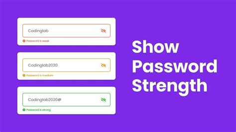 Password strength checker .
